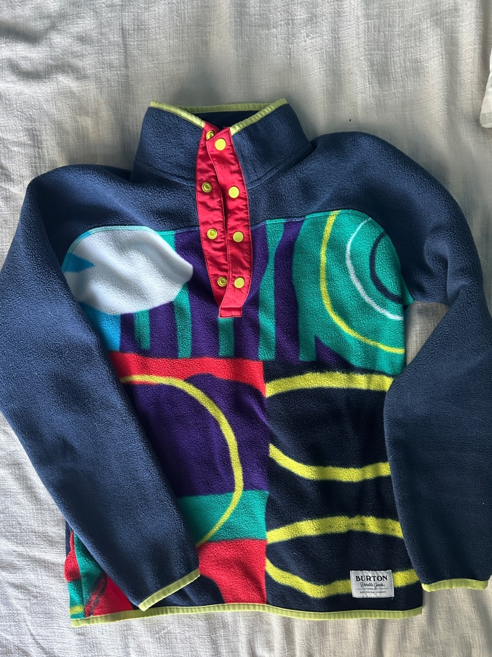 Burton Youth Spark L (12) Navy Fleece Pullover
